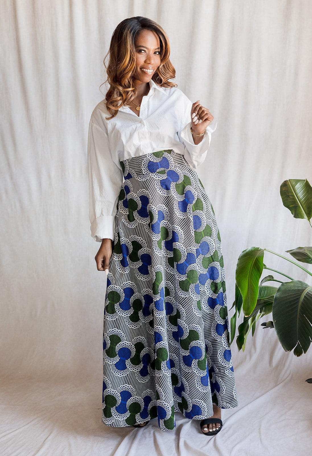 The Maxi: Blue and Green