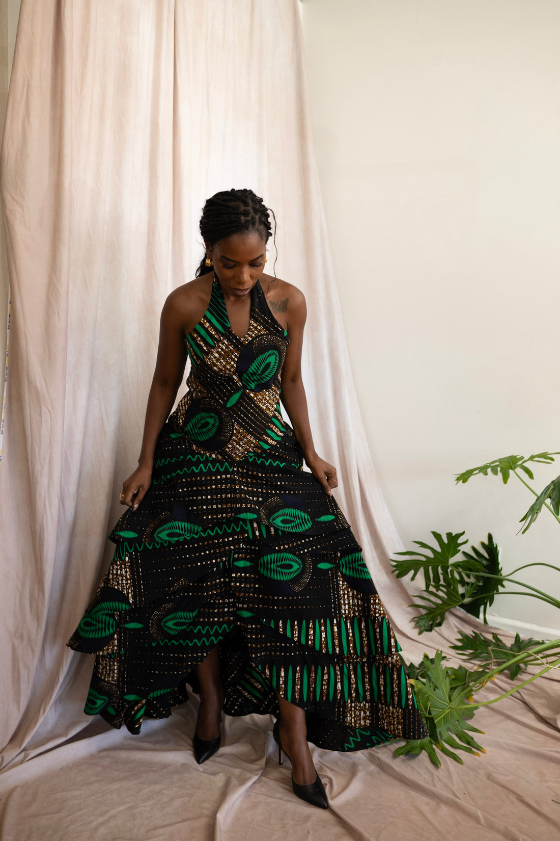 Zuri Halter Dress