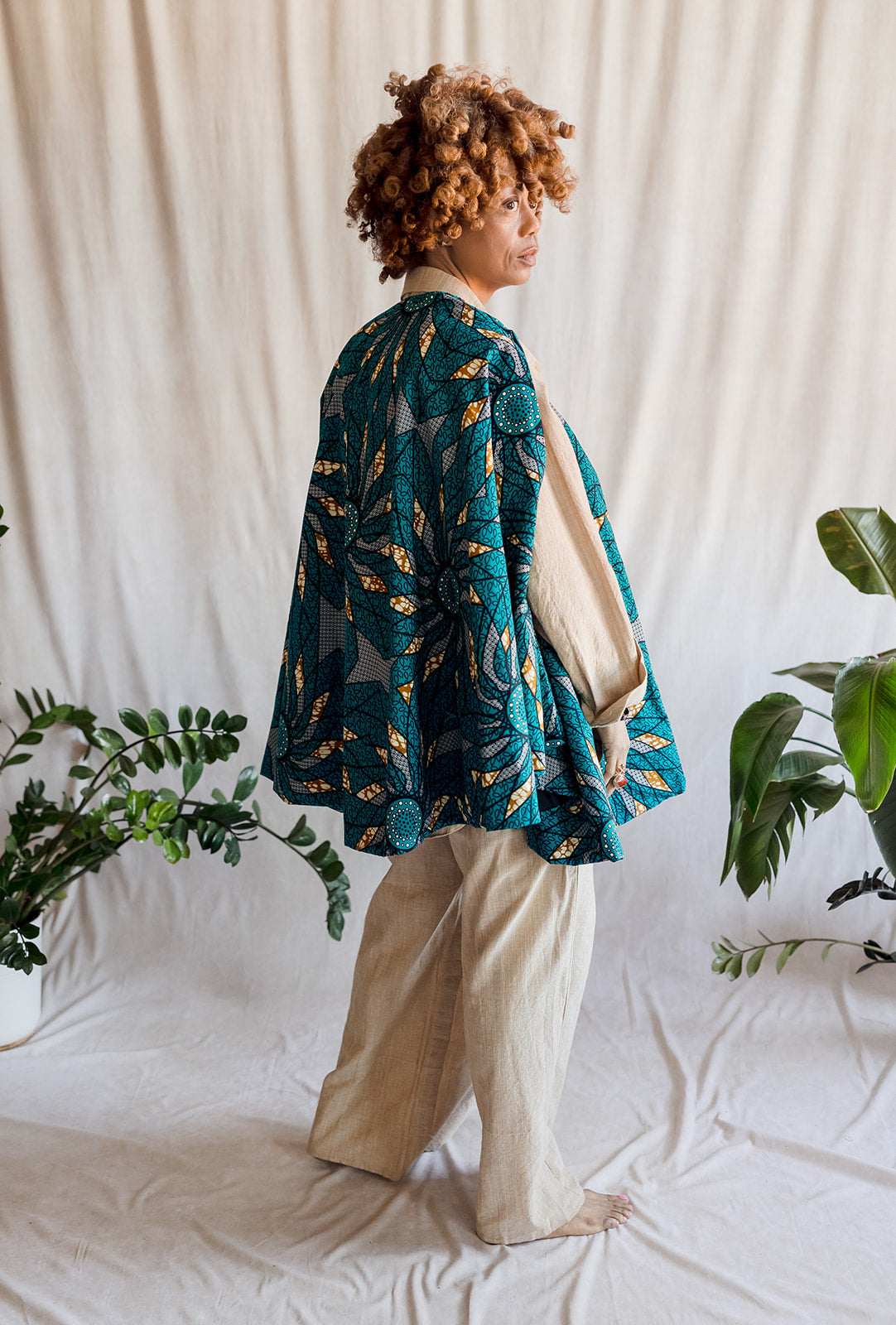 Jacket Inabebwa: Pumzika Print