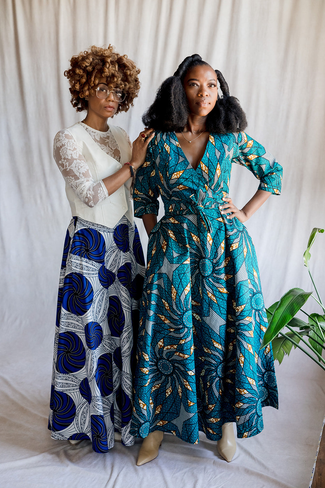The Maxi: Blue and White Print
