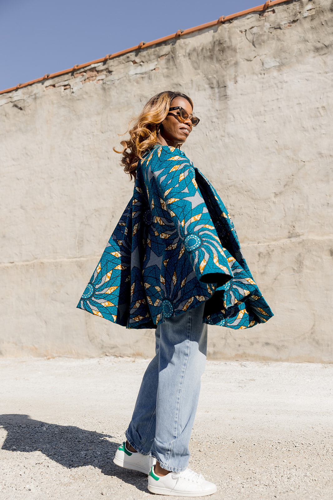 Jacket Inabebwa: Pumzika Print