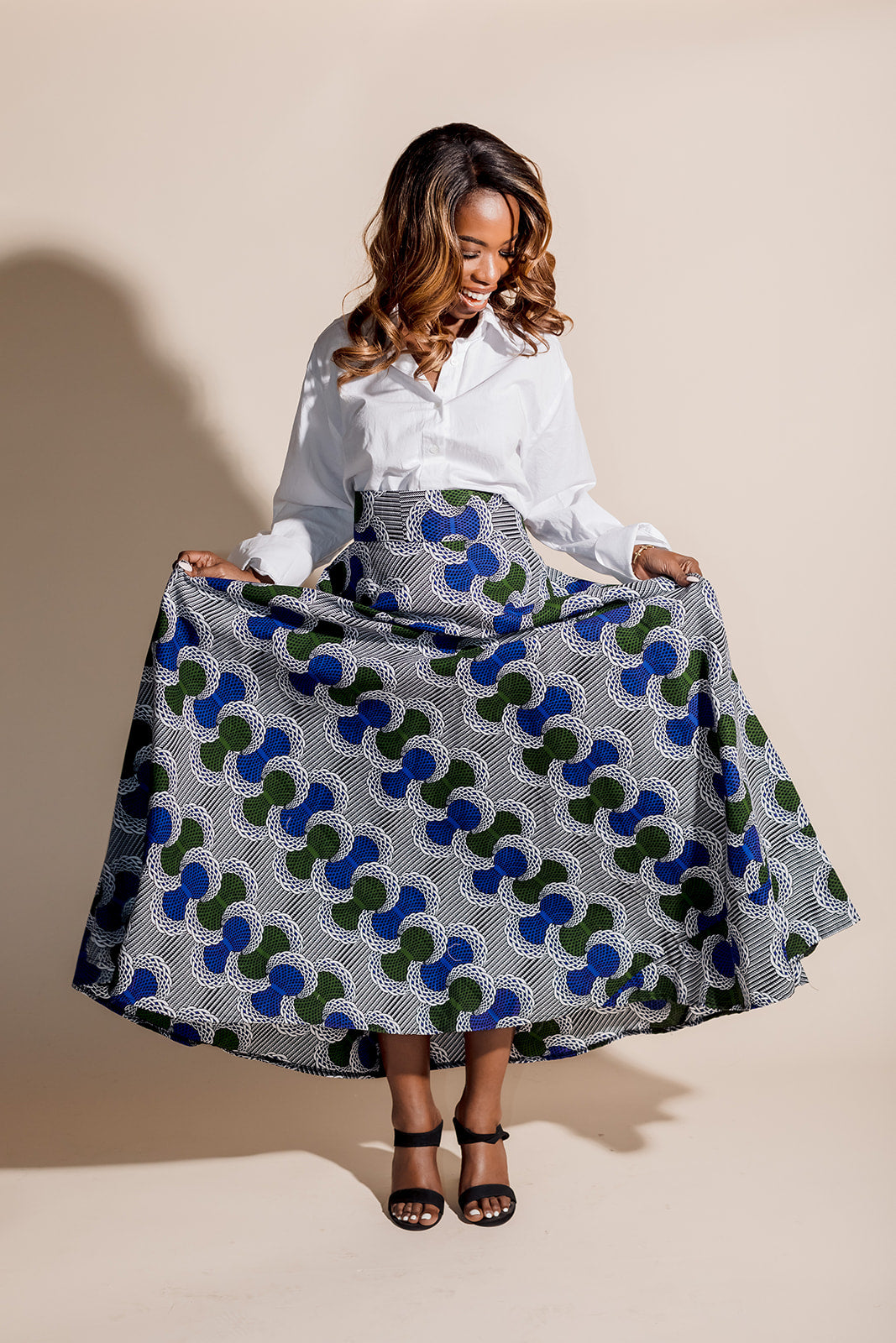 The Maxi: Blue and Green