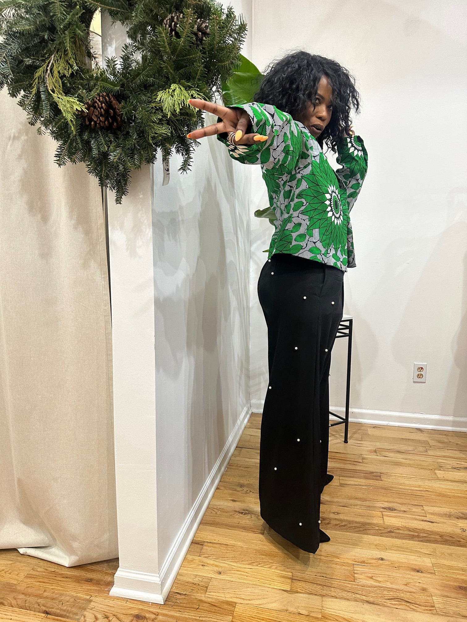 Two-Piece Suit: Pencil Skirt and Crop Jacket