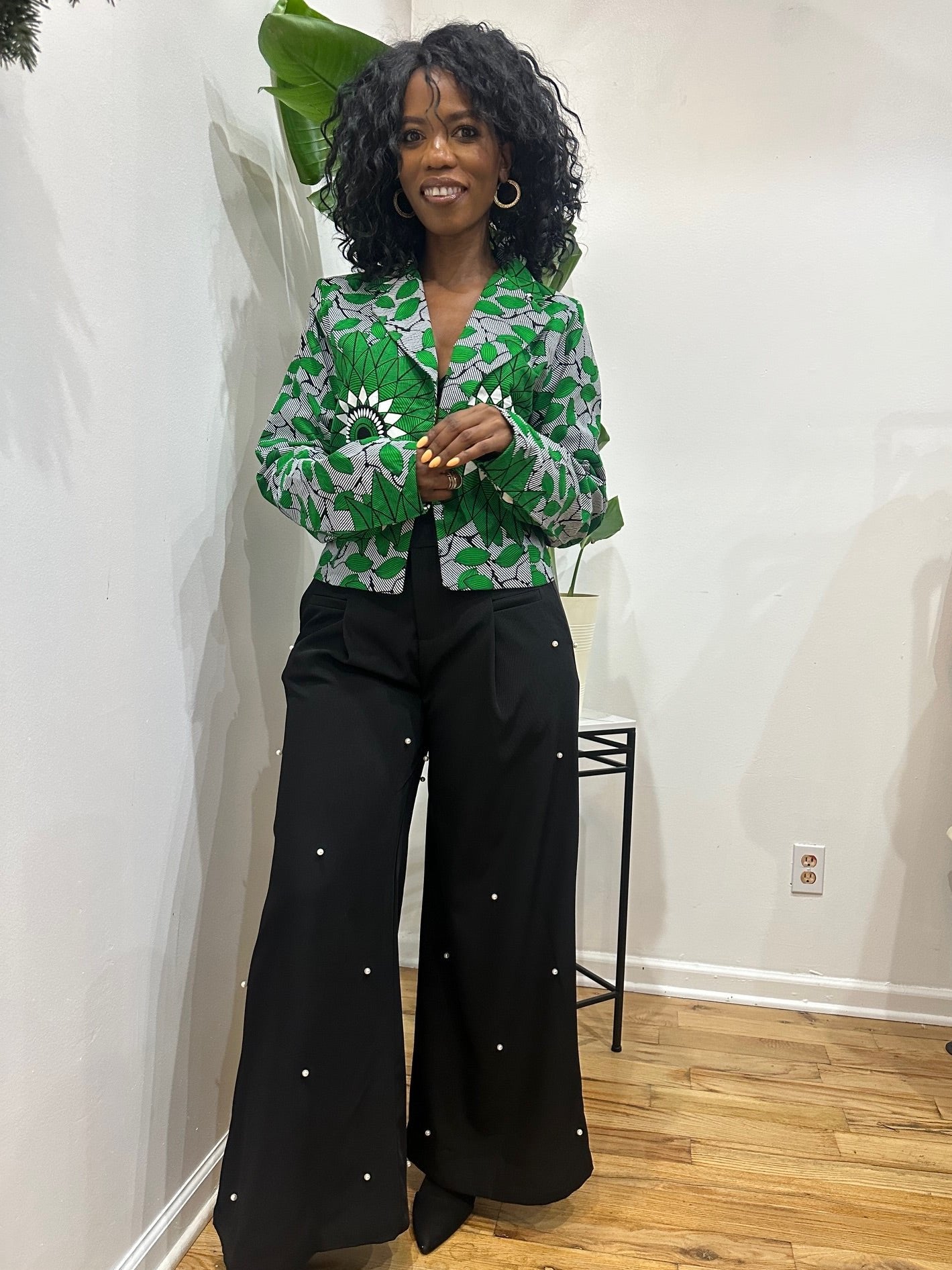 Two-Piece Suit: Pencil Skirt and Crop Jacket