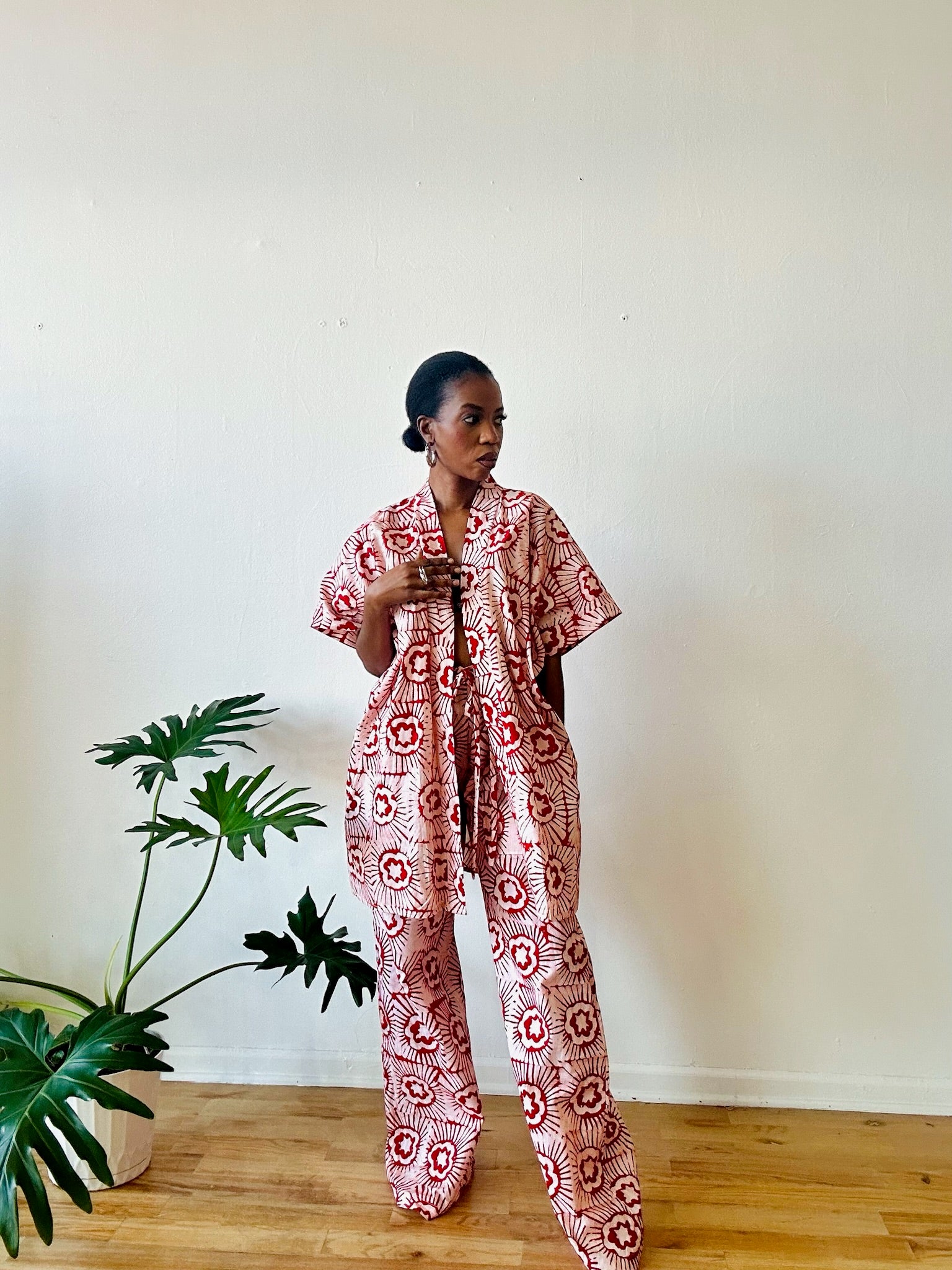 The Raha Set - Red Batiki