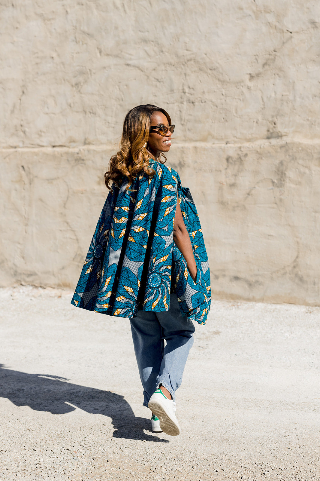 Jacket Inabebwa: Pumzika Print