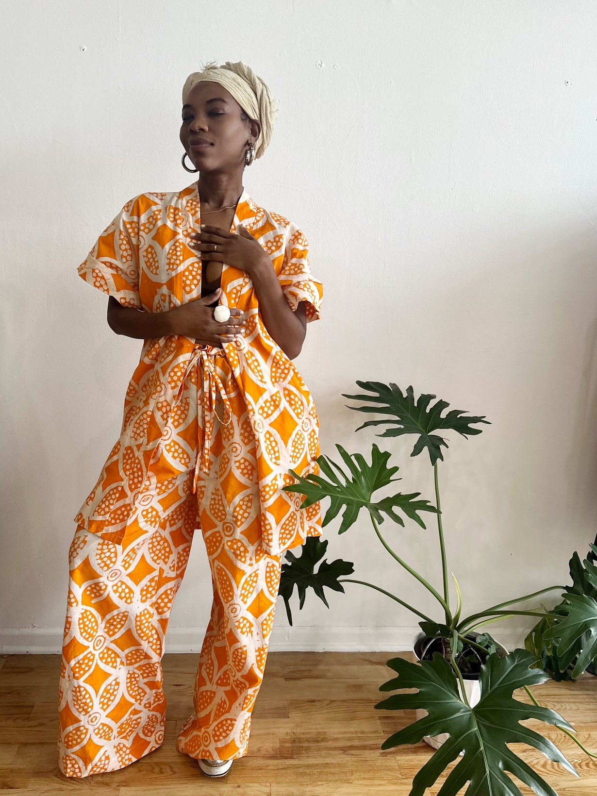 The Raha Set - Orange Batiki
