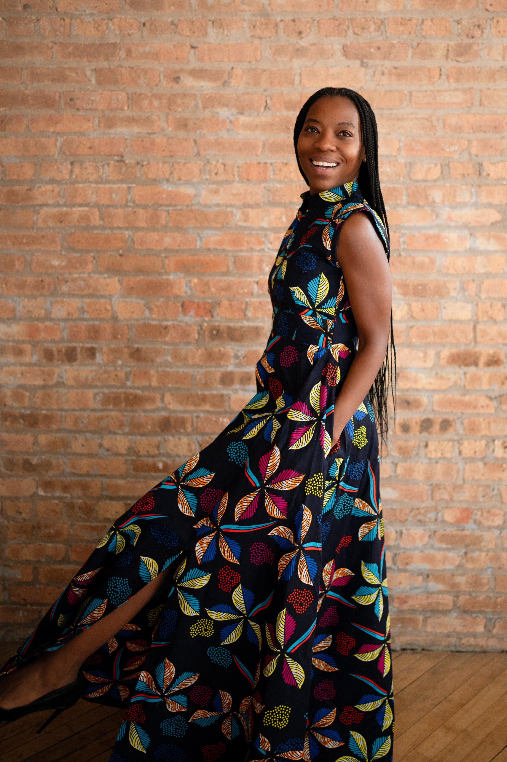 The Shakeena Dress: The Flashlight Print
