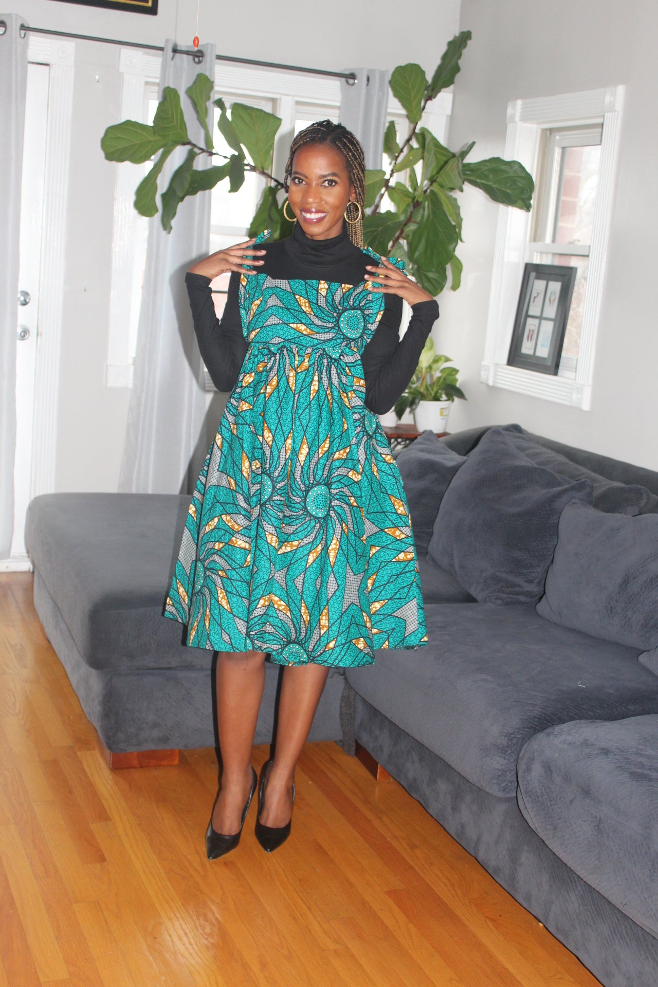 Tarajia Dress: The Paje Print