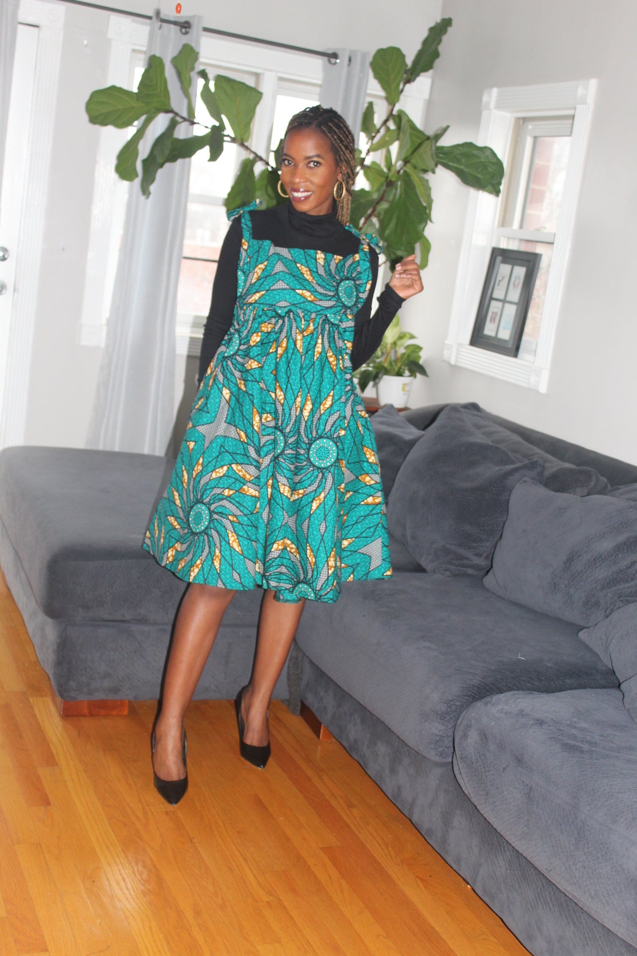 Tarajia Dress: The Paje Print