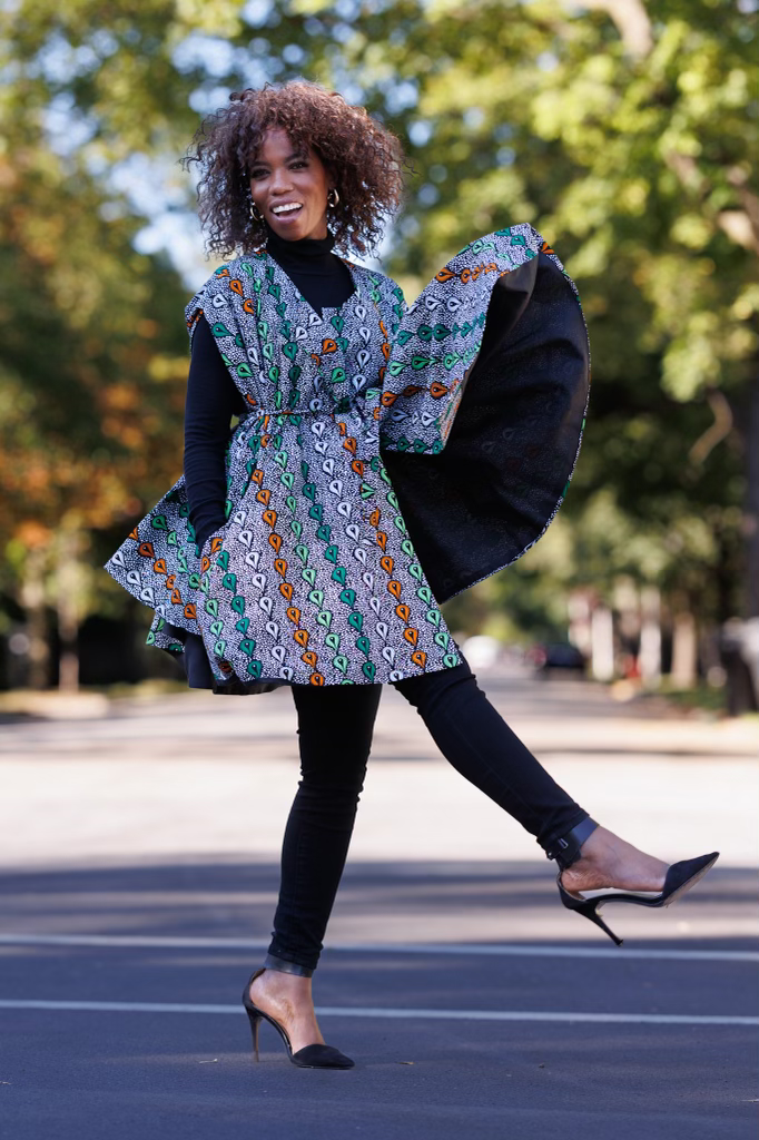 Jacket Inabebwa: Chapa ya Kijani na Chungwa