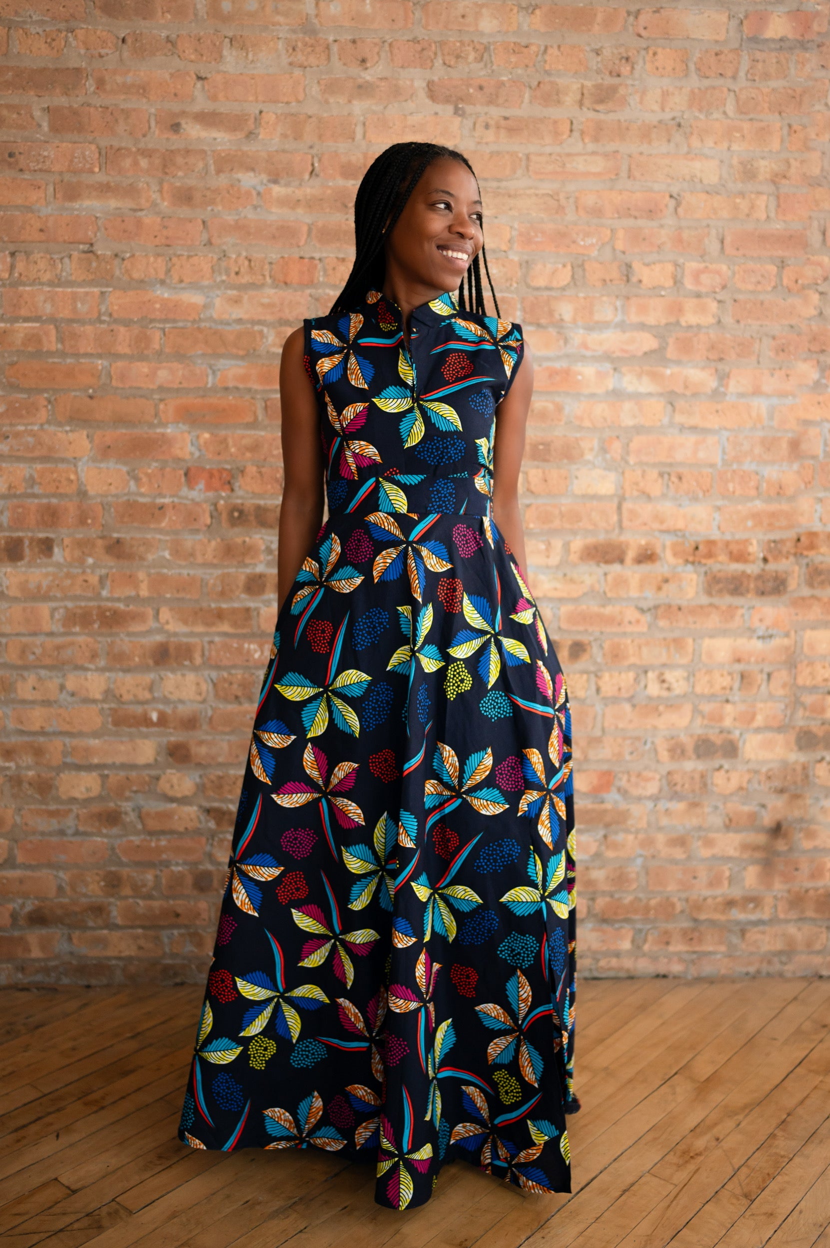 The Shakeena Dress: The Flashlight Print