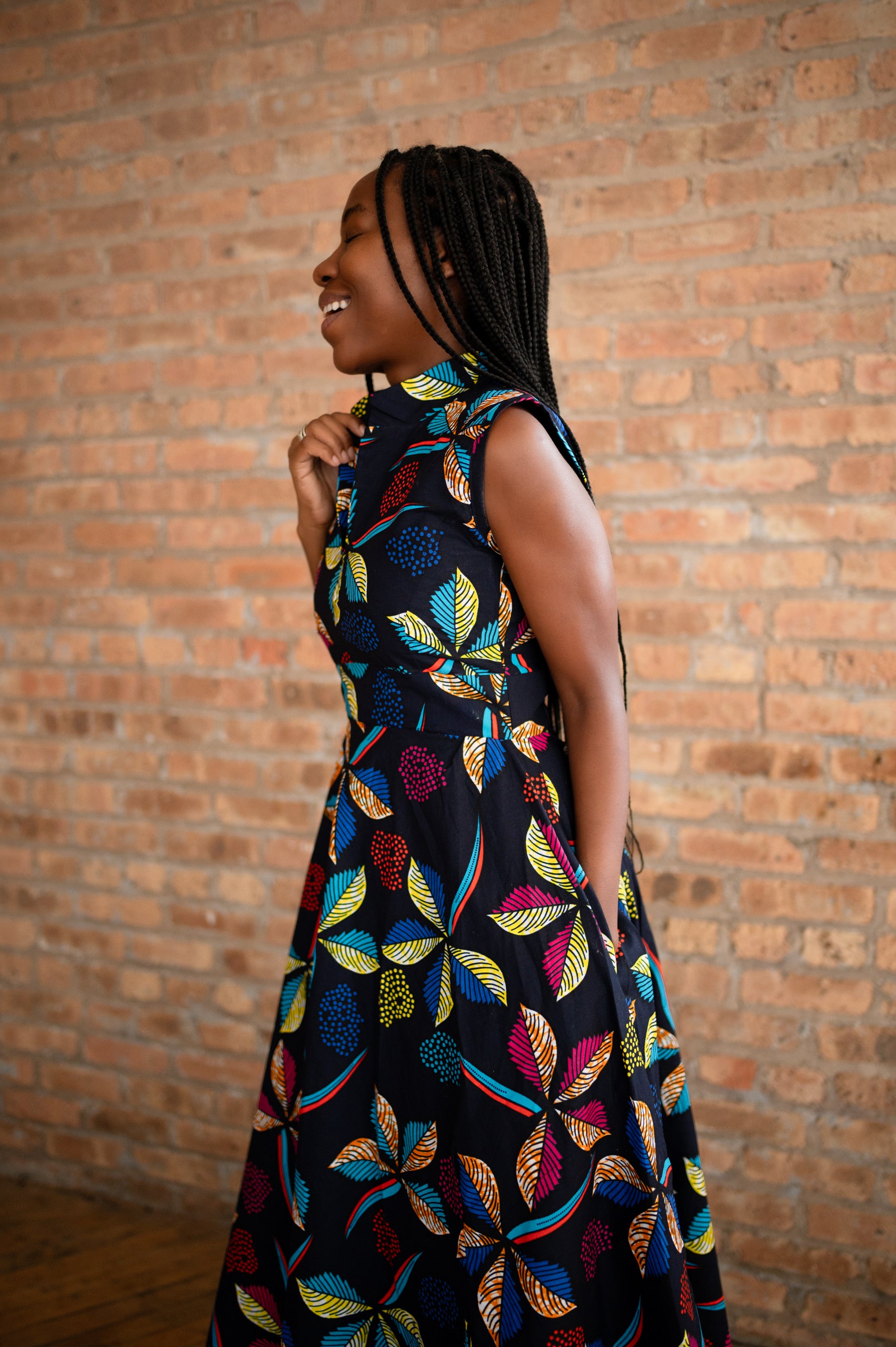The Shakeena Dress: The Flashlight Print