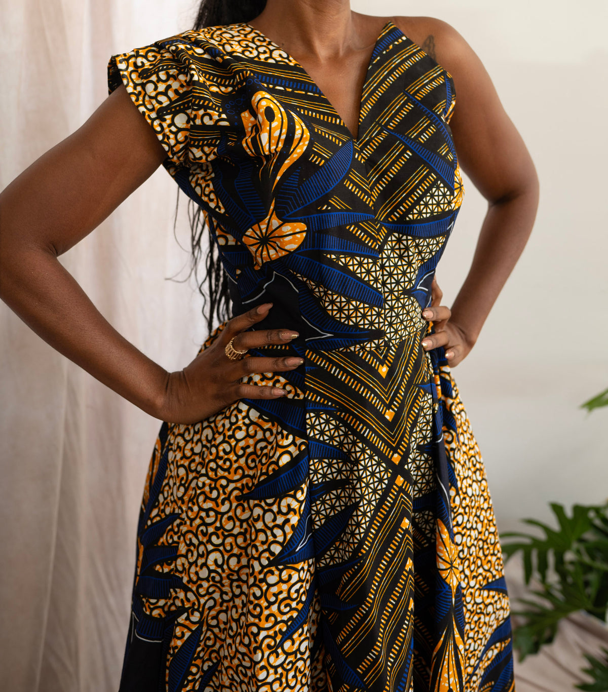 Sanaa African Print Maxi Dress