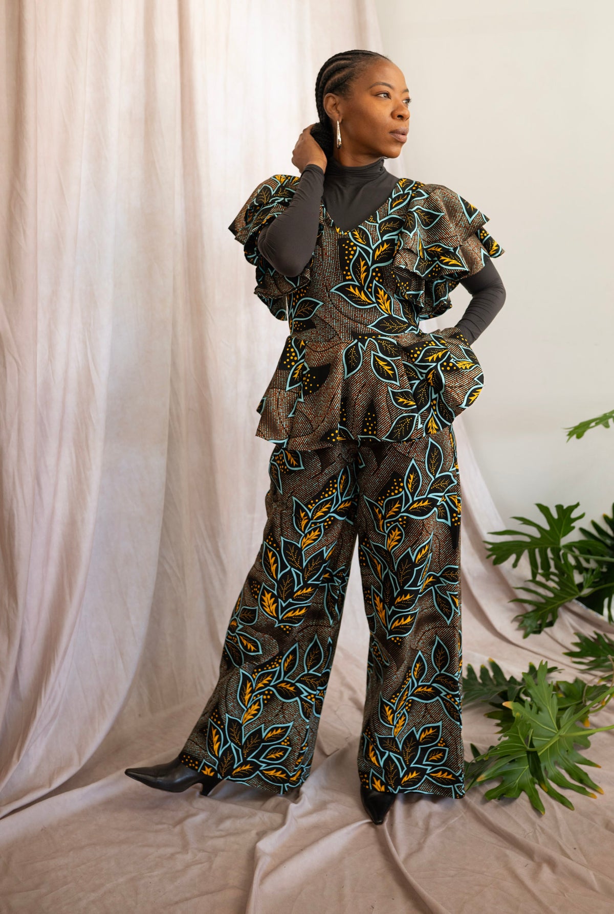 Zawadi African Print Two-Piece Set
