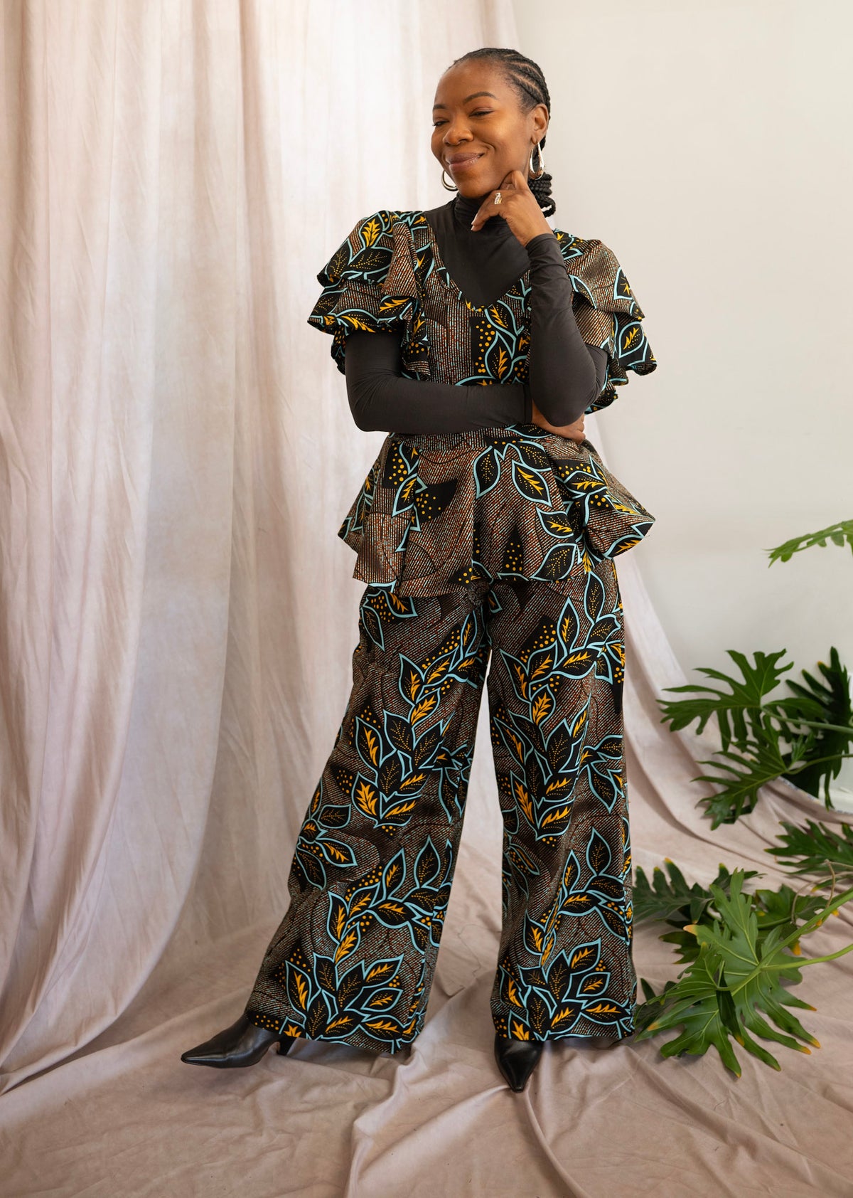 Zawadi African Print Two-Piece Set