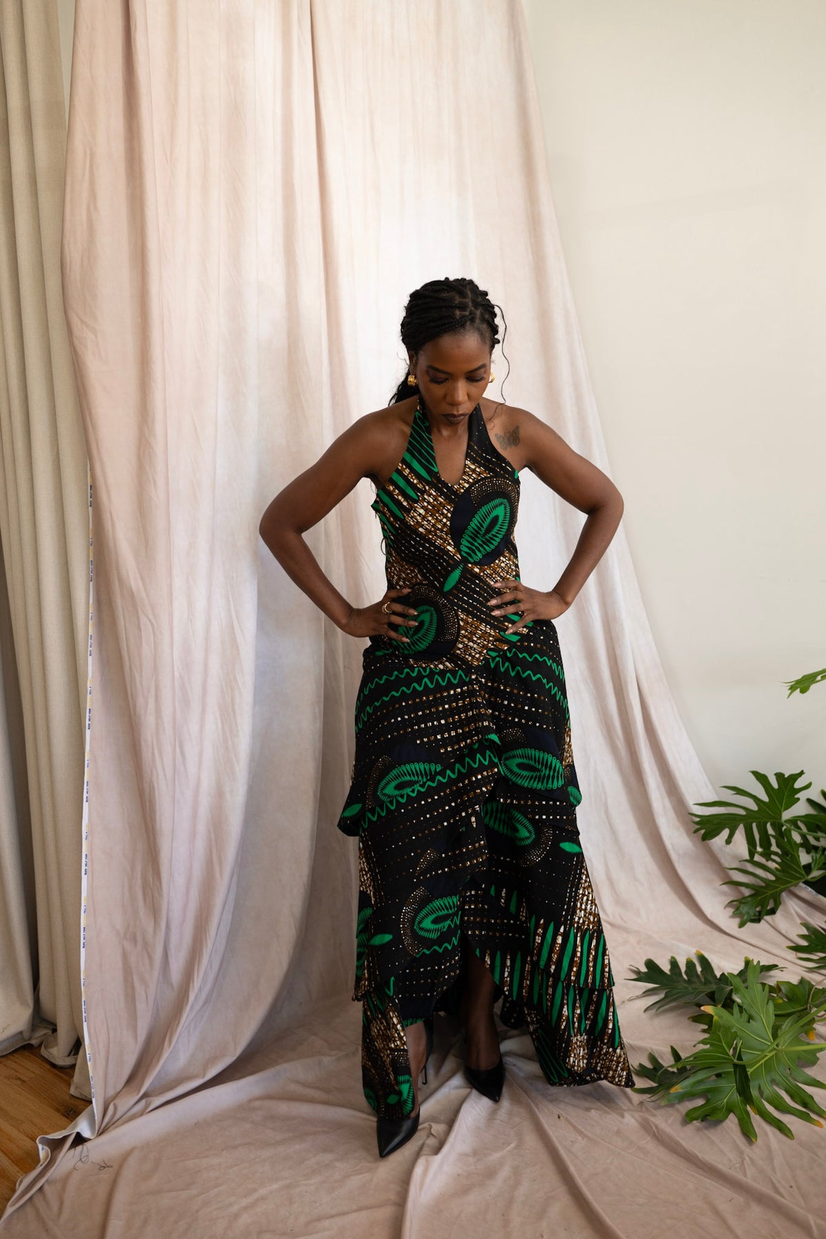 Zuri Halter Dress