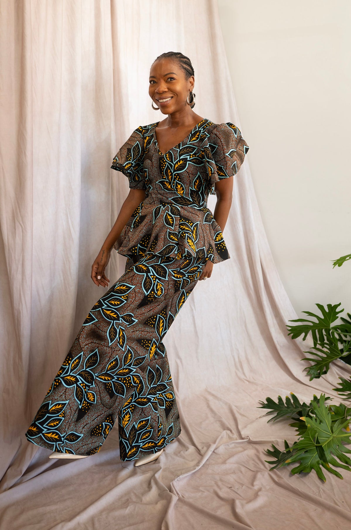 Zawadi African Print Two-Piece Set