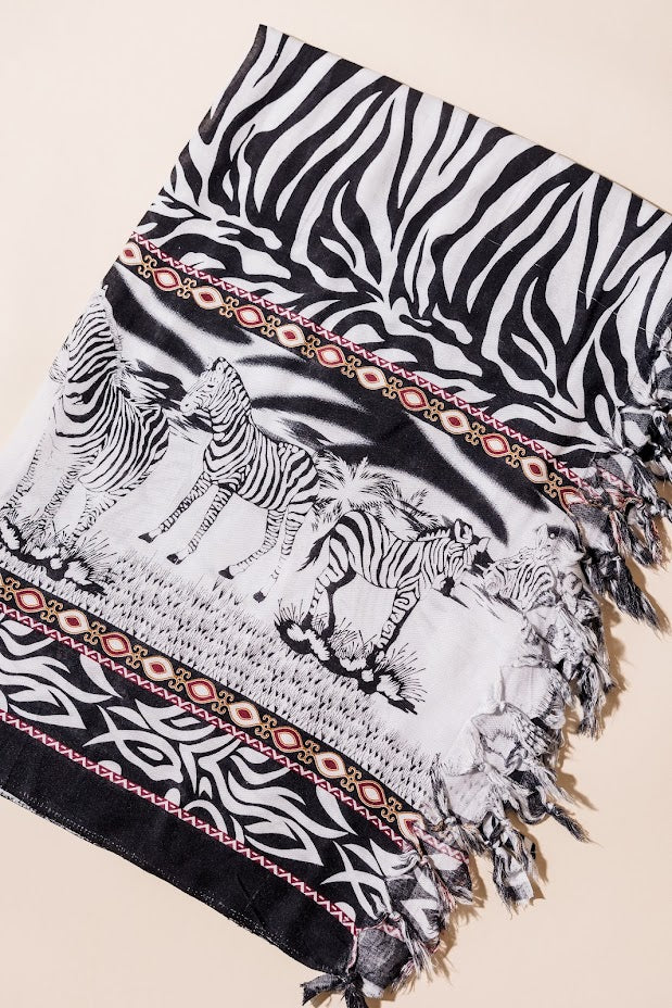 The Shawl: Zebra Print