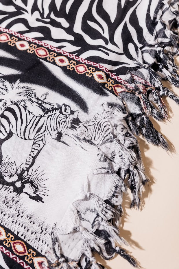 The Shawl: Zebra Print