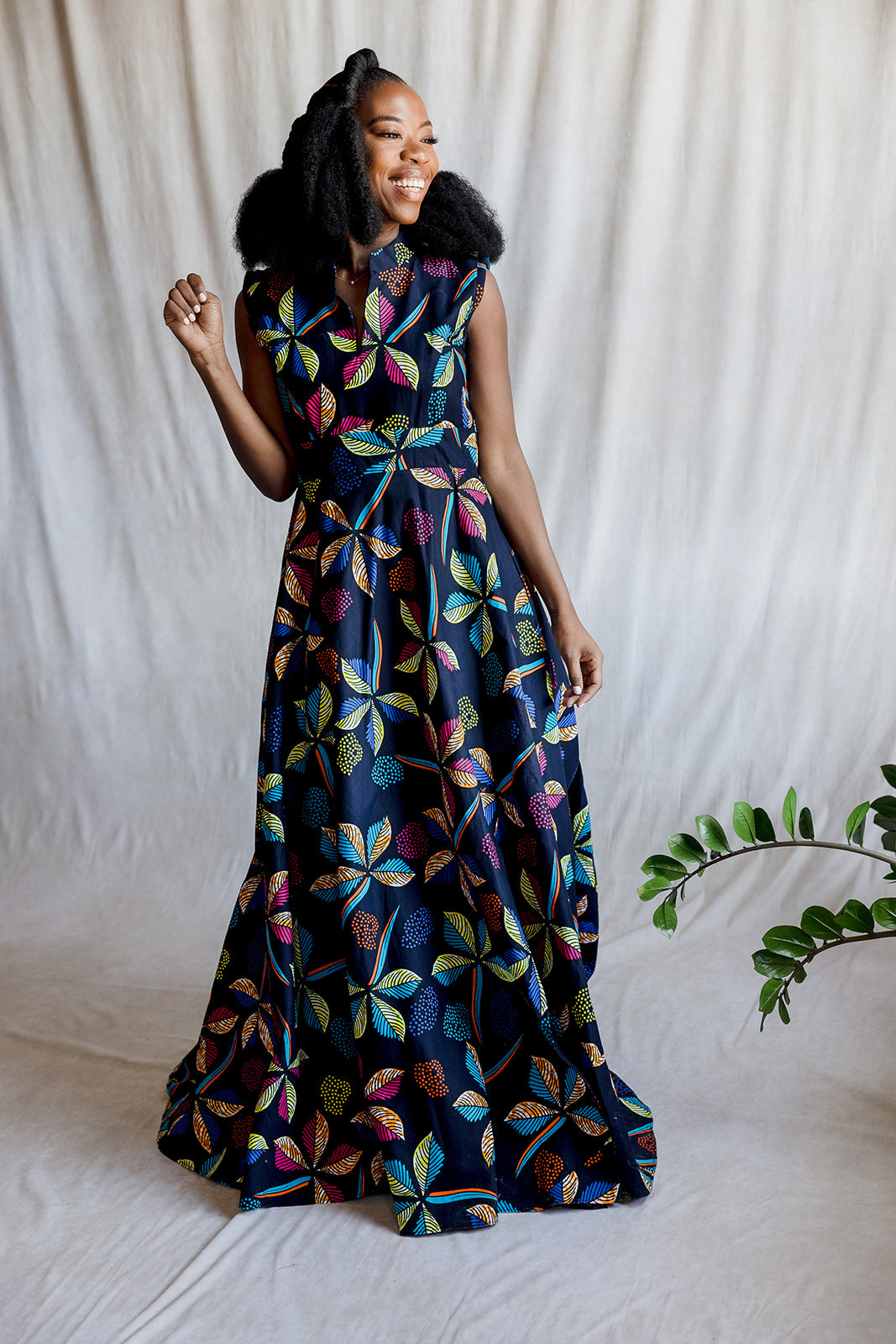 The Shakeena Dress: The Flashlight Print