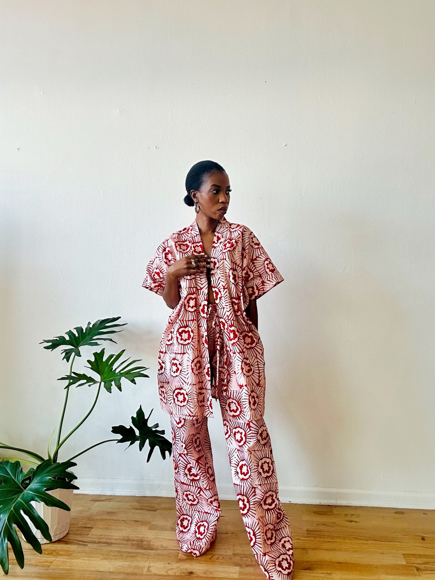 The Raha Set - Red Batiki