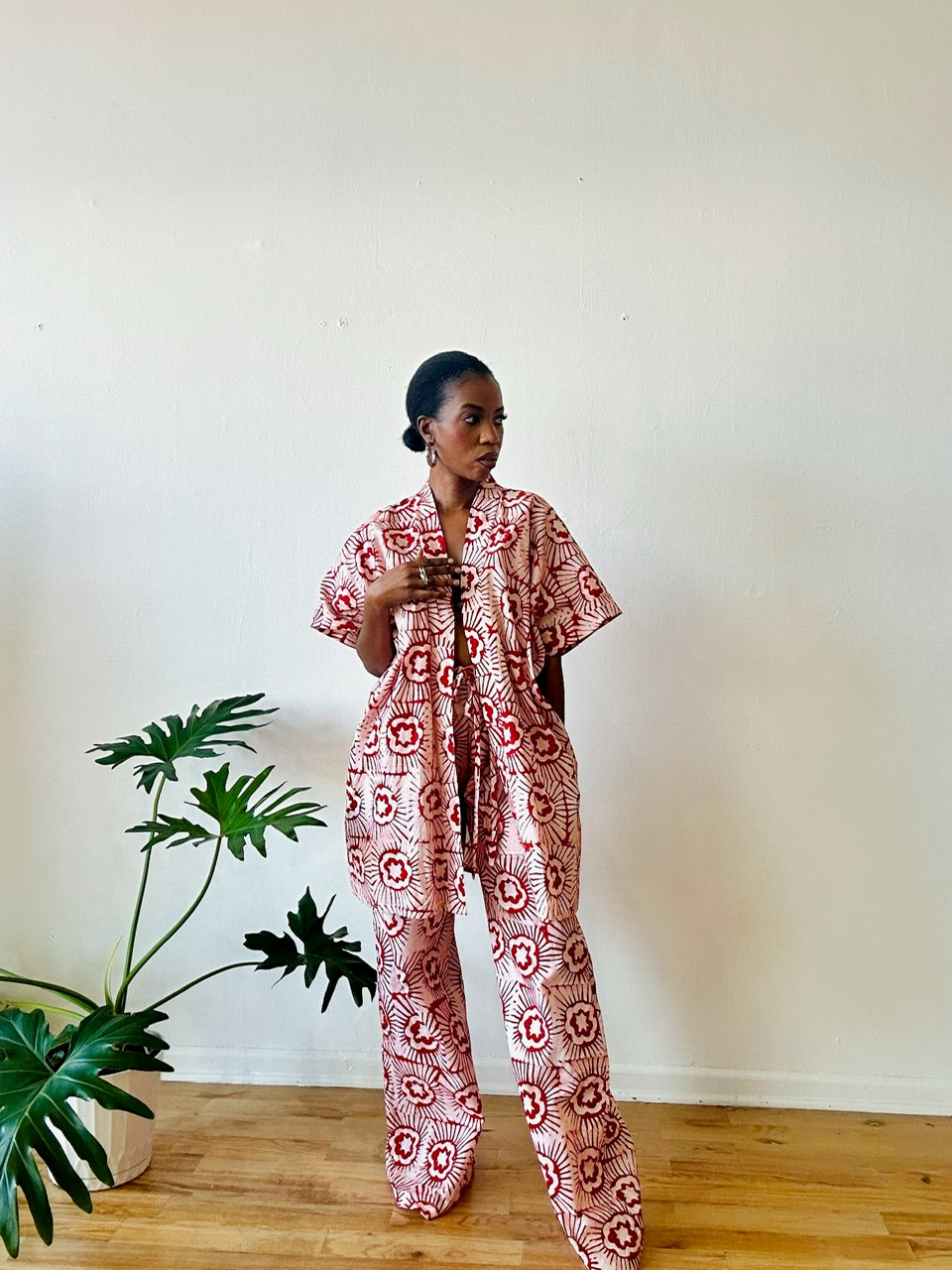 The Raha Set - Red Batiki