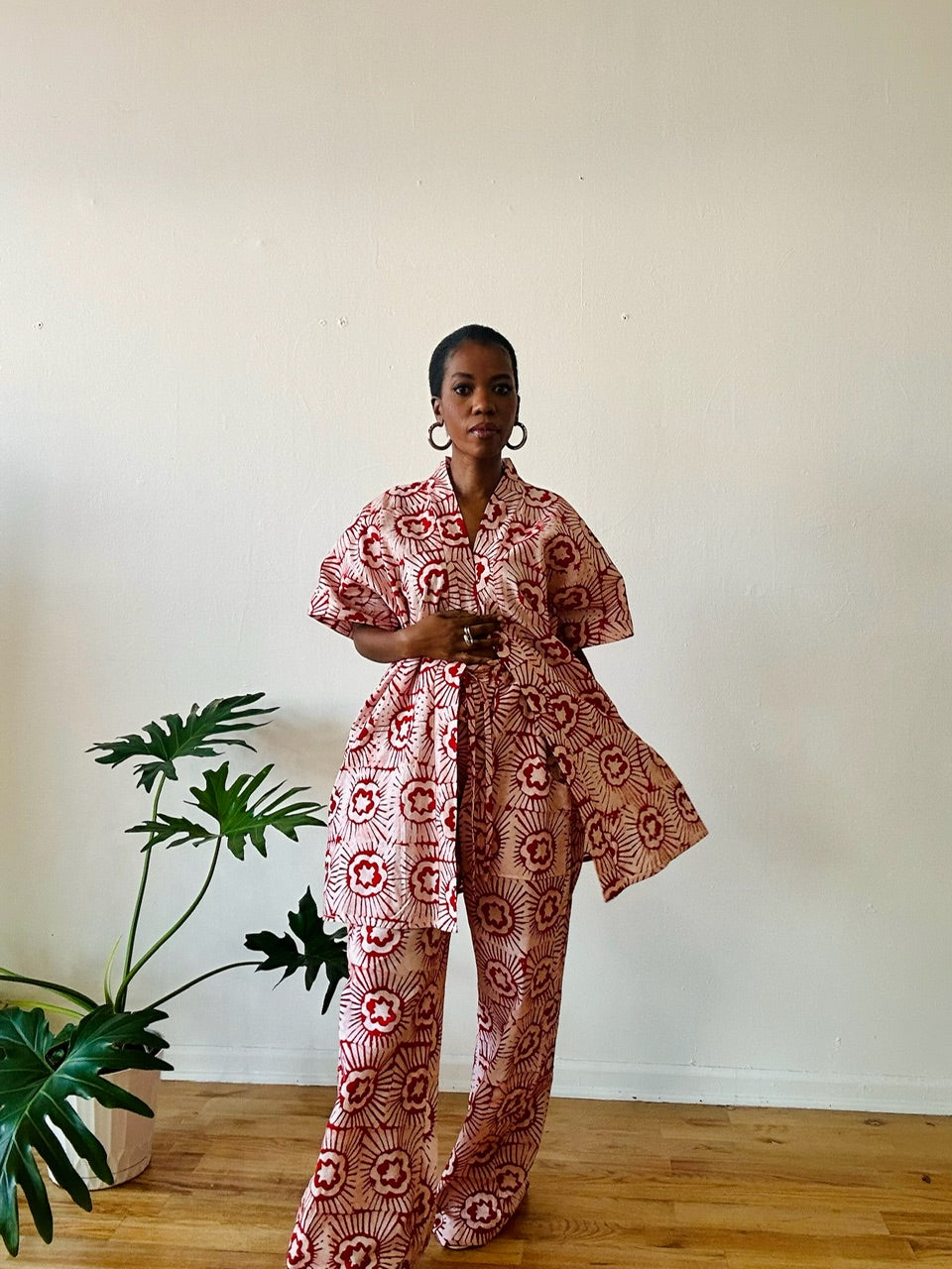 The Raha Set - Red Batiki