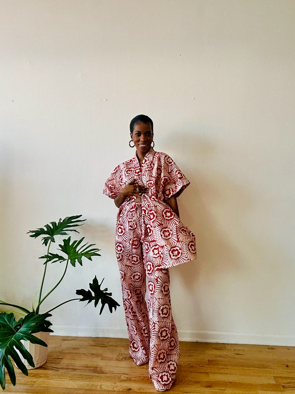 The Raha Set - Red Batiki