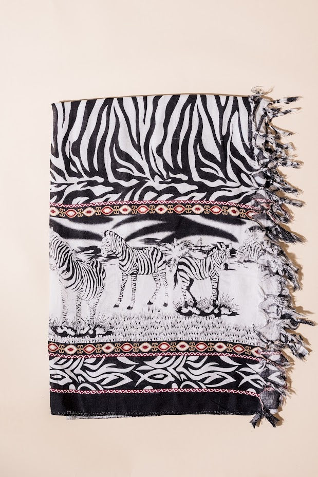 The Shawl: Zebra Print