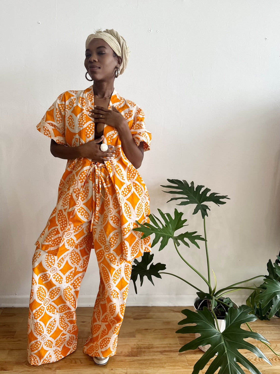 The Raha Set - Orange Batiki